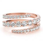 Split Shank Fashion Ring, in Rose Gold - 85239