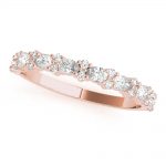 Diamond Wedding Ring, in Rose Gold - 51165