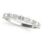 Diamond Wedding Ring, in White Gold - 51165