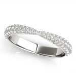 Fashion Wedding Ring, in Platinum - 85250