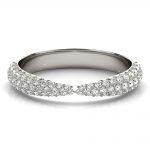 Fashion Wedding Ring, in Sterling Silver - 85250