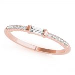 Fashion Wedding Ring, in Rose Gold - 85267