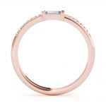 Fashion Wedding Ring, in Rose Gold - 85267