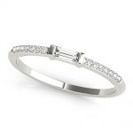 Fashion Wedding Ring, in Platinum - 85267