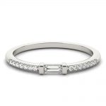 Fashion Wedding Ring, in White Gold - 85267