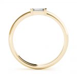 Fashion Wedding Ring, Baguette Shape, in Yellow Gold - 85268