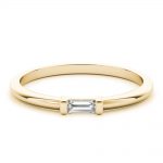 Fashion Wedding Ring, Baguette Shape, in Yellow Gold - 85268