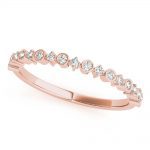 Fashion Wedding Ring, in Rose Gold - 85269