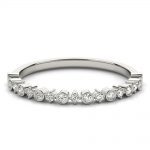 Fashion Wedding Ring, in White Gold - 85269