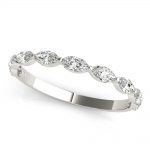 Diamond Wedding Ring, in Platinum - 85230