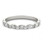 Diamond Wedding Ring, in Sterling Silver - 85230