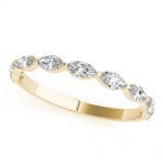 Diamond Wedding Ring, in Yellow Gold - 85230