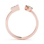 Pear & Princess Fashion Ring, in Rose Gold - 85286