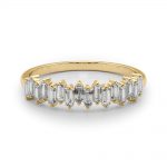 Straight Baguette Wedding Ring, in Yellow Gold - 85318