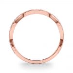 Diamond Wedding Ring, in Rose Gold - 85319