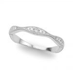 Diamond Wedding Ring, in Sterling Silver - 85319