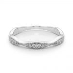 Diamond Wedding Ring, in Platinum - 85319