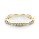 Diamond Wedding Ring, in Yellow Gold - 85319