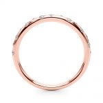 Diamond Wedding Ring, in Rose Gold - 51168