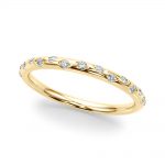 Diamond Wedding Ring, in Yellow Gold - 51168