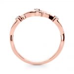 Diamond Wedding Ring, in Rose Gold - 51169