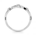 Diamond Wedding Ring, in Sterling Silver - 51169