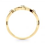 Diamond Wedding Ring, in Yellow Gold - 51169