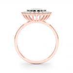 Solitaire Engagement Ring, Round Shape, in Rose Gold - 85341