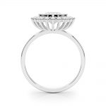 Solitaire Engagement Ring, Round Shape, in Sterling Silver - 85341