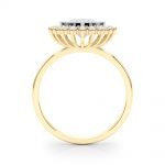 Solitaire Engagement Ring, Round Shape, in Yellow Gold - 85341