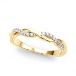 Diamond Wedding Ring, in Yellow Gold - 51173