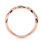 Diamond Wedding Ring, in Rose Gold - 51174