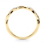 Diamond Wedding Ring, in Yellow Gold - 51174