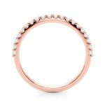 Diamond Wedding Ring, in Rose Gold - 51176