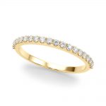 Diamond Wedding Ring, in Yellow Gold - 51176