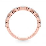 Diamond Wedding Ring, in Rose Gold - 51179