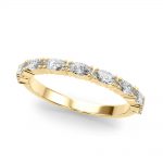 Diamond Wedding Ring, in Yellow Gold - 51179