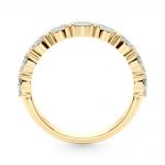 Diamond Wedding Ring, in Yellow Gold - 51179