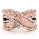 Diamond Fashion Ring, in Rose Gold - 84063