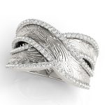 Diamond Fashion Ring, in White Gold - 84063