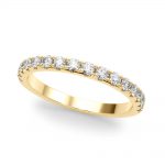 Diamond Wedding Ring, in Yellow Gold - 51181