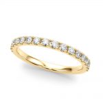 Diamond Wedding Ring, in Yellow Gold - 51183