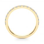 Diamond Wedding Ring, in Yellow Gold - 51183