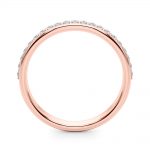 Diamond Wedding Ring, in Rose Gold - 51190