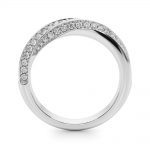 Diamond Wedding Ring, in Sterling Silver - 51199