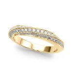 Diamond Wedding Ring, in Yellow Gold - 51199