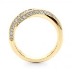 Diamond Wedding Ring, in Yellow Gold - 51199