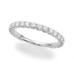 Diamond Wedding Ring, in Platinum - 51202