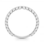 Diamond Wedding Ring, in White Gold - 51203