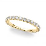 Diamond Wedding Ring, in Yellow Gold - 51203